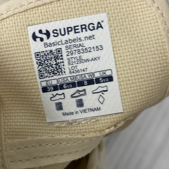 New Superga 2708 High Top platform Sneaker. EU Size 39, Male 6.5 / Women 8 - Picture 14 of 16
